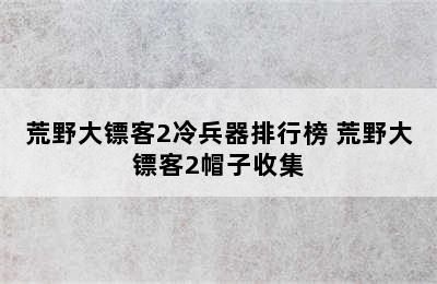 荒野大镖客2冷兵器排行榜 荒野大镖客2帽子收集